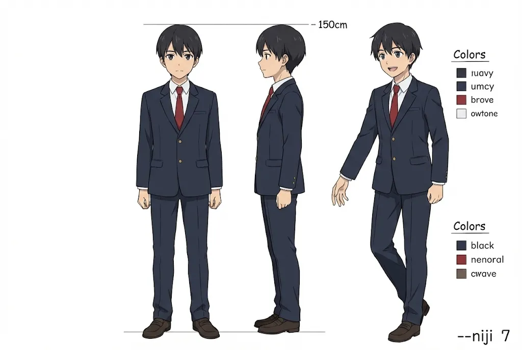 Niji 7 Character Consistency Example