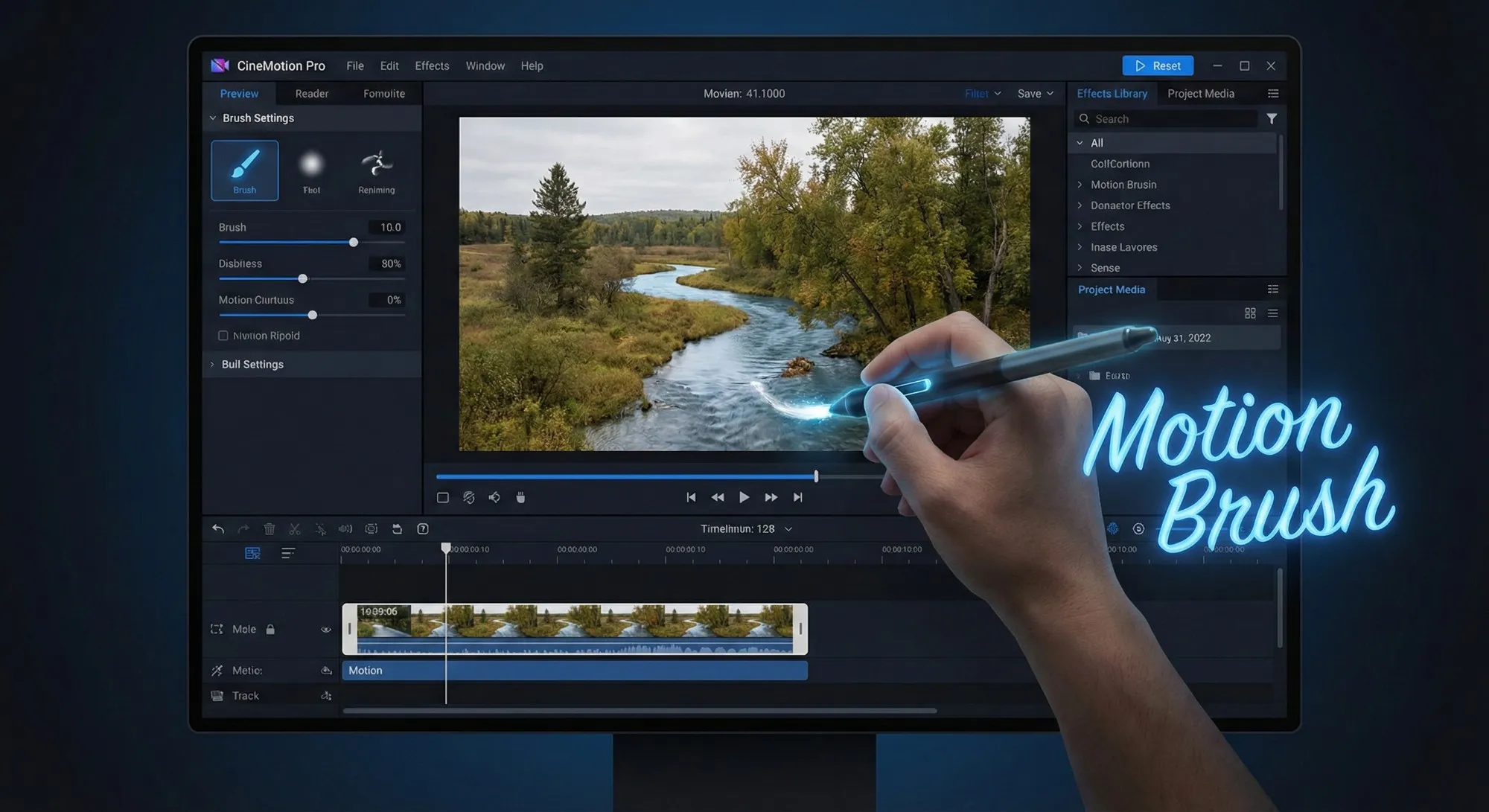 Motion Brush Interface